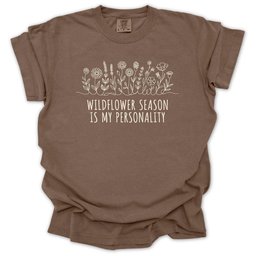 Wildflower Season T Shirt Gift For Gardener