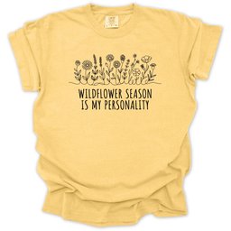 Wildflower Season T Shirt Gift For Gardener