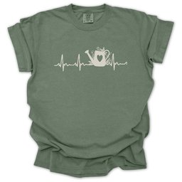 Garden Heartbeat T Shirt Gift For Gardener