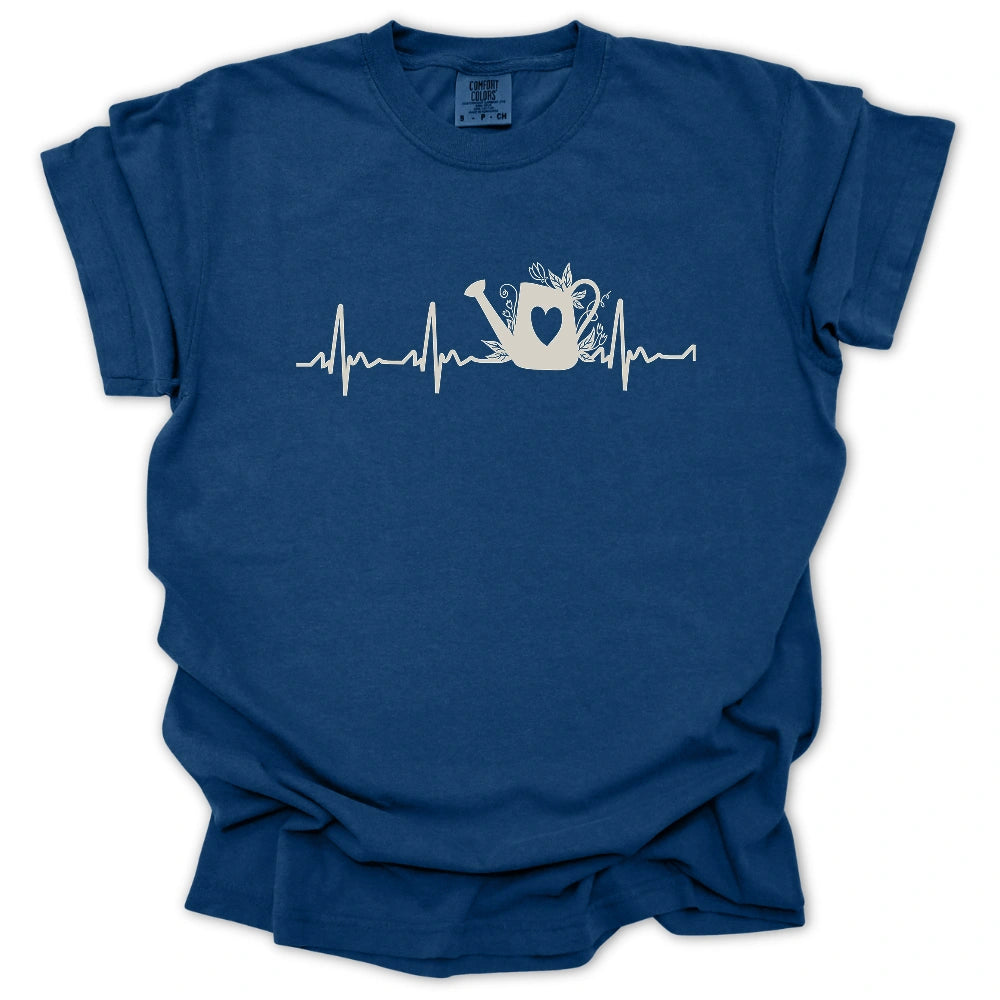 Garden Heartbeat T Shirt Gift For Gardener