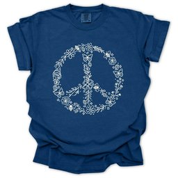 Peace For Pollinators T Shirt Gift For Gardener