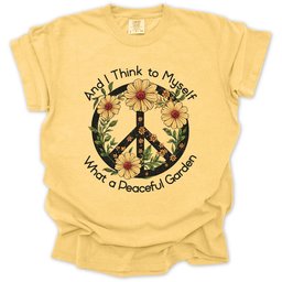 Peaceful Garden T Shirt Gift For Gardener