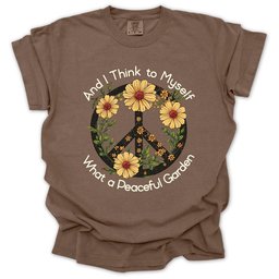 Peaceful Garden T Shirt Gift For Gardener