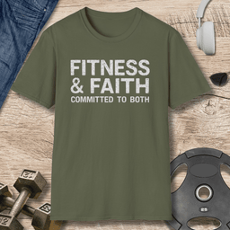 Fitness And Faith T Shirt Gift For Fitness Lover