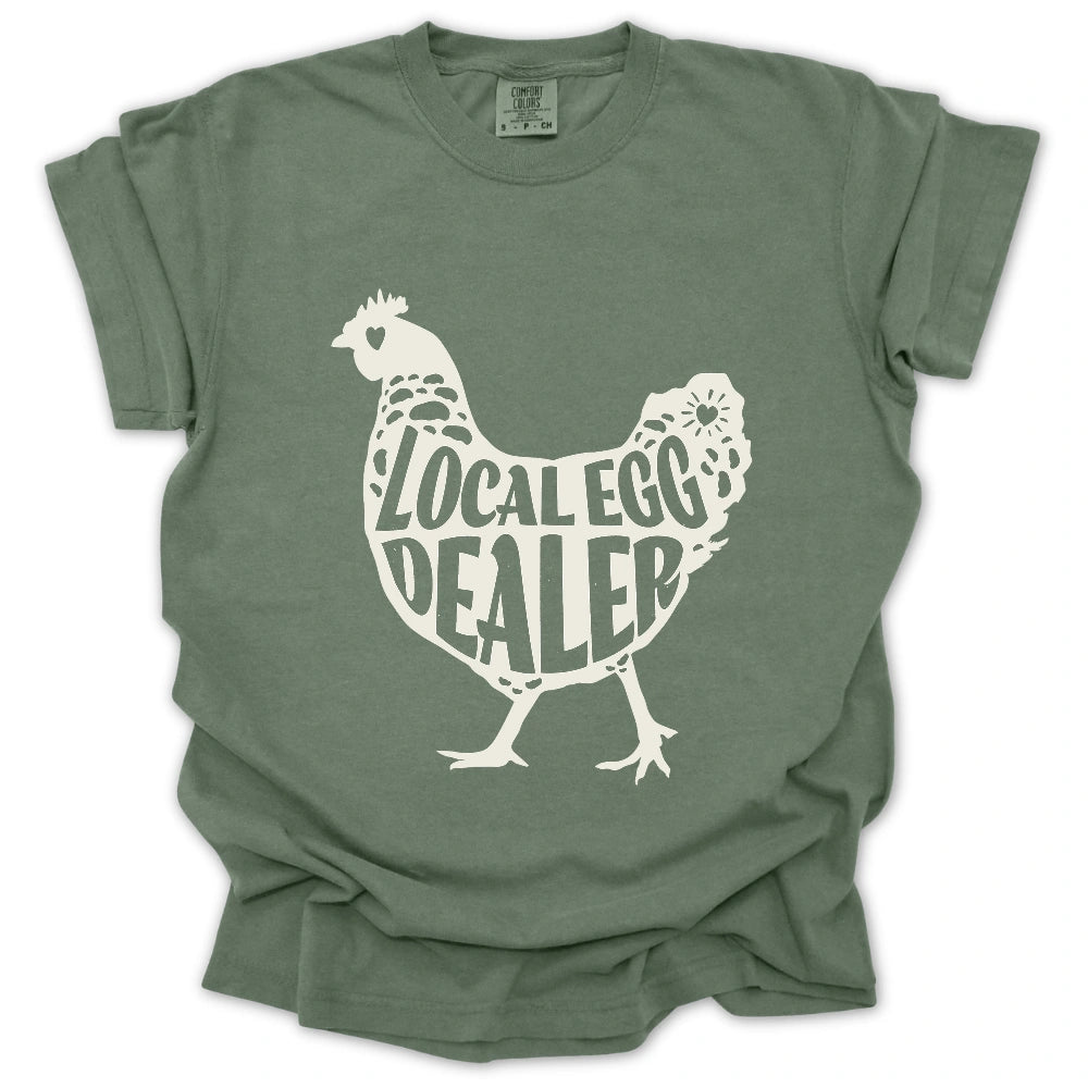 Local Egg Dealer T Shirt Gift For Gardener