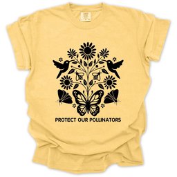 Protect Our Pollinators T Shirt Gift For Gardener