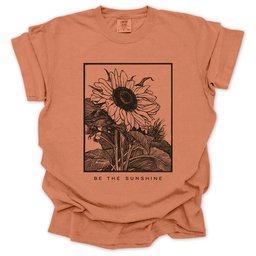 Be The Sunshine T Shirt Gift For Gardener