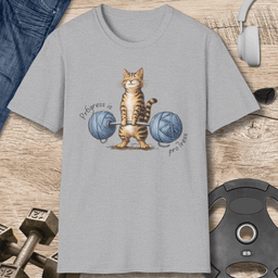 67 Progress Cat T Shirt Gift For Fitness Lover