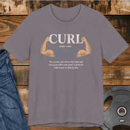 Curl Definition T Shirt Gift For Fitness Lover