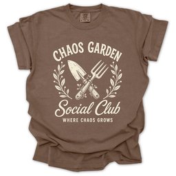 Chaos Garden Club T Shirt Gift For Gardener