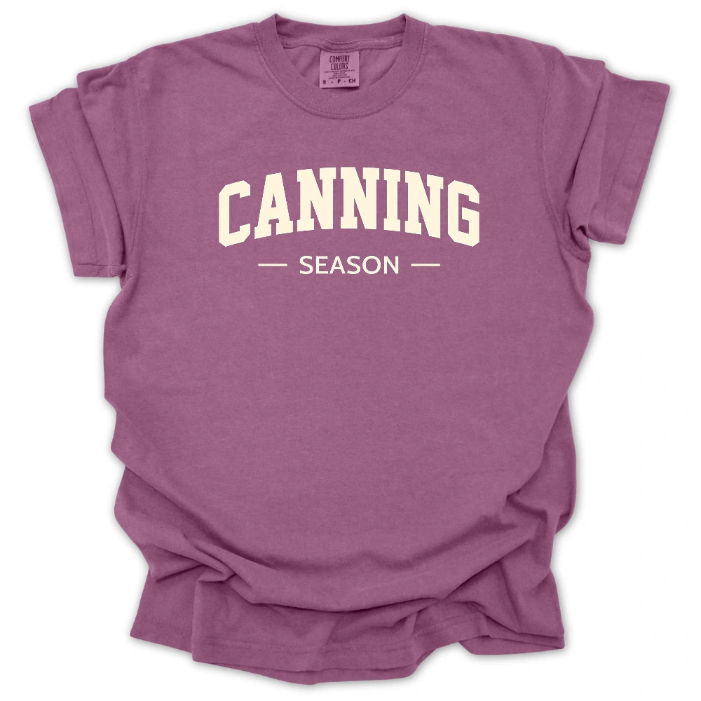 Canning Season T Shirt Gift For Gardener