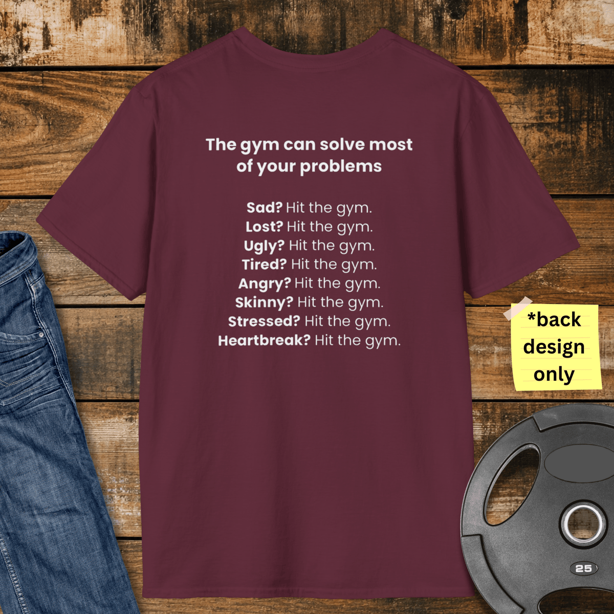 Gym Problems T Shirt Gift For Fitness Lover