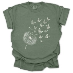 Dandelion Magic T Shirt Gift For Gardener