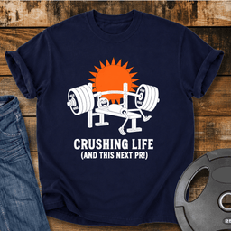 Crushing Life Vintage Wash T Shirt Gift For Fitness Lover