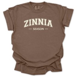 Zinnia Season T Shirt Gift For Gardener