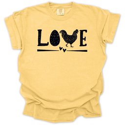 Chicken Love T Shirt Gift For Gardener