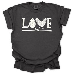 Chicken Love T Shirt Gift For Gardener