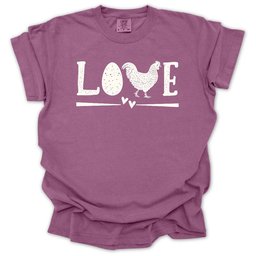 Chicken Love T Shirt Gift For Gardener