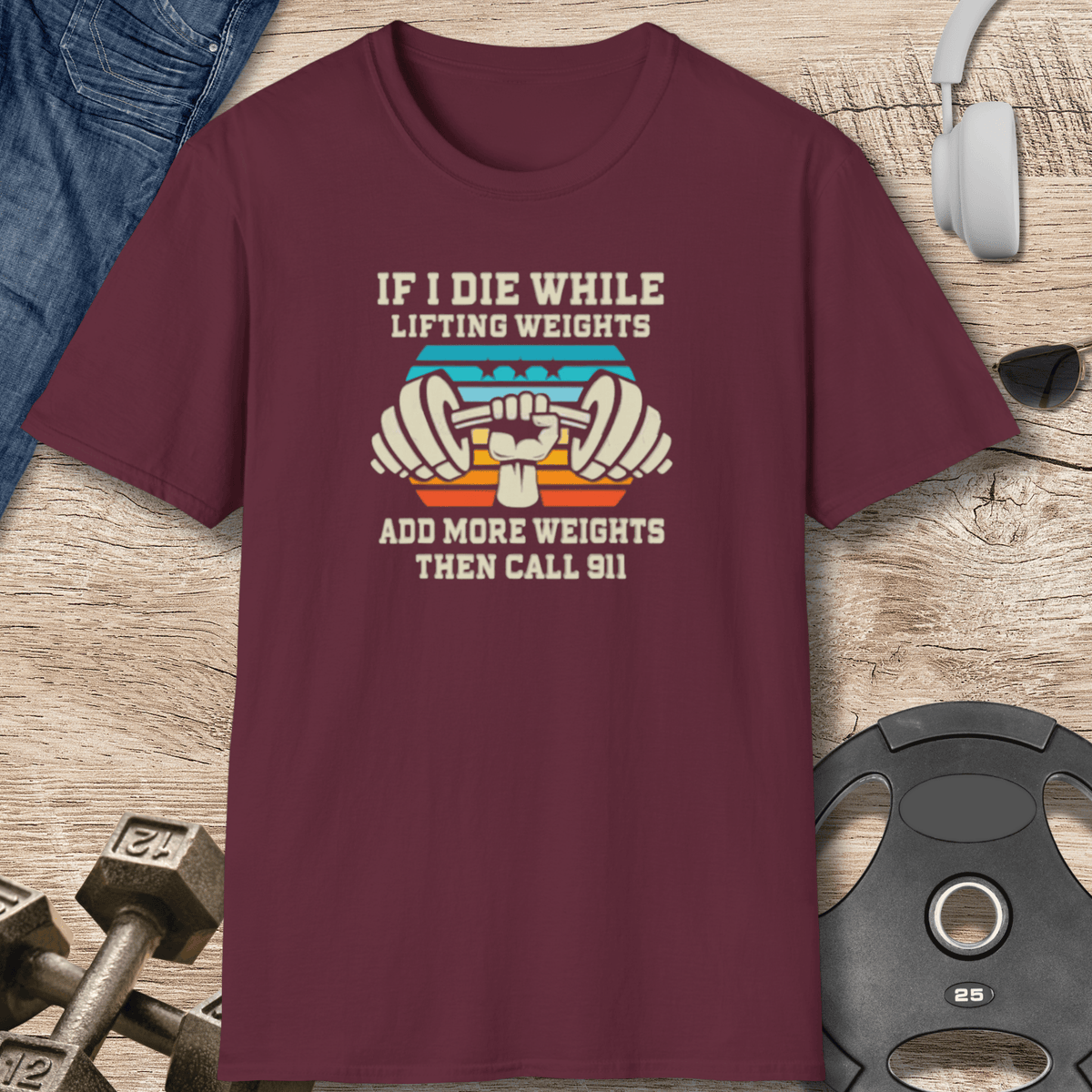 Call 911 T Shirt Gift For Fitness Lover