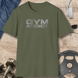 Gym Addict T Shirt Gift For Fitness Lover