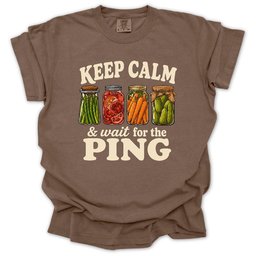 Wait For The Ping T Shirt Gift For Gardener