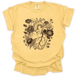 Heart Of Wildflowers T Shirt Gift For Gardener