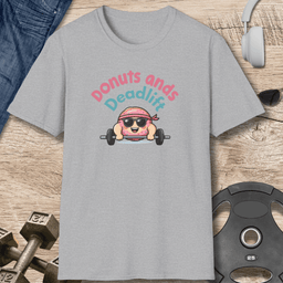 Donuts And Deadlifts T Shirt Gift For Fitness Lover