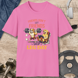 Friends Leg Day T Shirt Gift For Fitness Lover