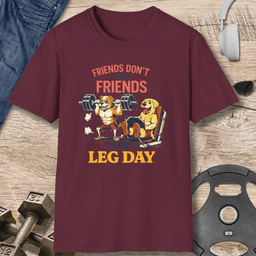 Friends Leg Day T Shirt Gift For Fitness Lover