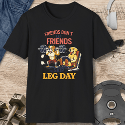 Friends Leg Day T Shirt Gift For Fitness Lover