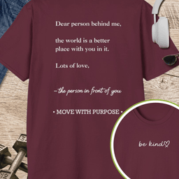 Be Kind T Shirt Gift For Fitness Lover