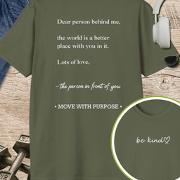 Be Kind T Shirt Gift For Fitness Lover