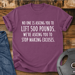 500 Pounds Vintage Wash T Shirt Gift For Fitness Lover