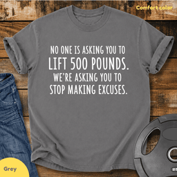 500 Pounds Vintage Wash T Shirt Gift For Fitness Lover