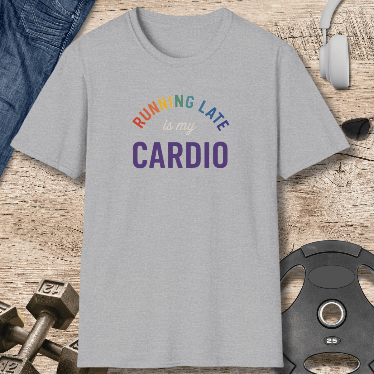 My Cardio T Shirt Gift For Fitness Lover