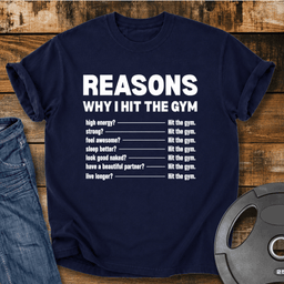 I Hit The Gym Vintage Wash T Shirt Gift For Fitness Lover