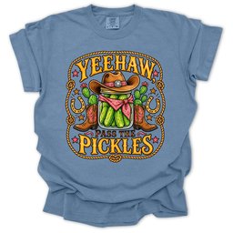 Cowgirl Pickle Club T Shirt Gift For Gardener