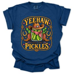 Cowgirl Pickle Club T Shirt Gift For Gardener
