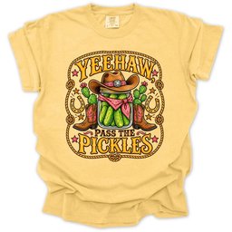 Cowgirl Pickle Club T Shirt Gift For Gardener