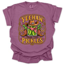 Cowgirl Pickle Club T Shirt Gift For Gardener