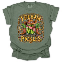 Cowgirl Pickle Club T Shirt Gift For Gardener