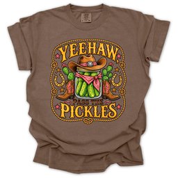 Cowgirl Pickle Club T Shirt Gift For Gardener