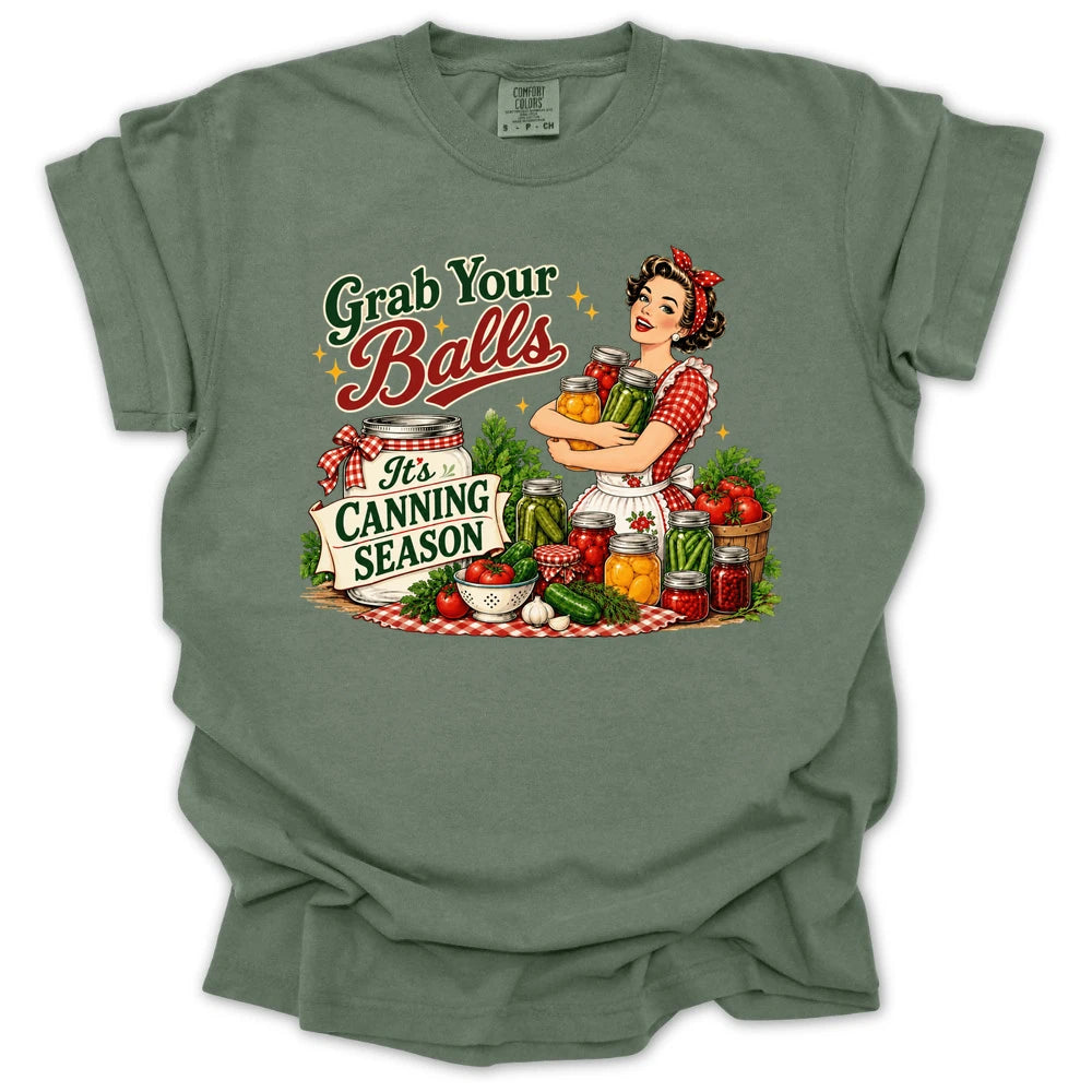 Canning Season T Shirt Gift For Gardener