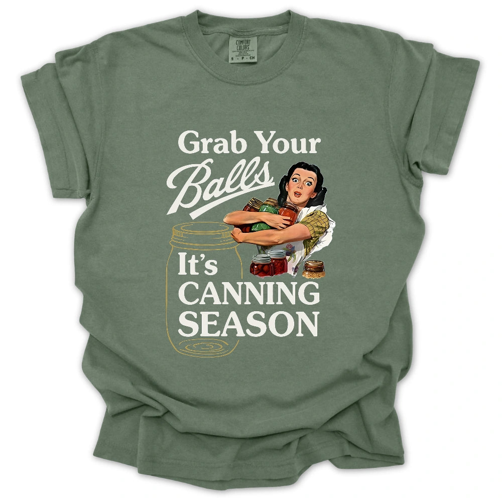 Grab Your Balls T Shirt Gift For Gardener