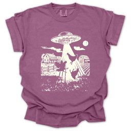 Ufo Chickens T Shirt Gift For Gardener