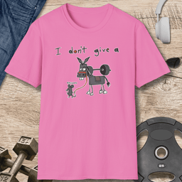 I Dont Give A Rats T Shirt Gift For Fitness Lover
