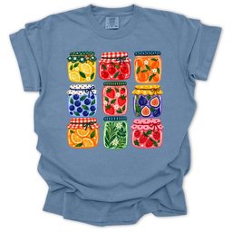 Happy Harvest Jars T Shirt Gift For Gardener