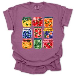 Happy Harvest Jars T Shirt Gift For Gardener