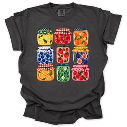 Happy Harvest Jars T Shirt Gift For Gardener
