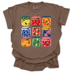 Happy Harvest Jars T Shirt Gift For Gardener